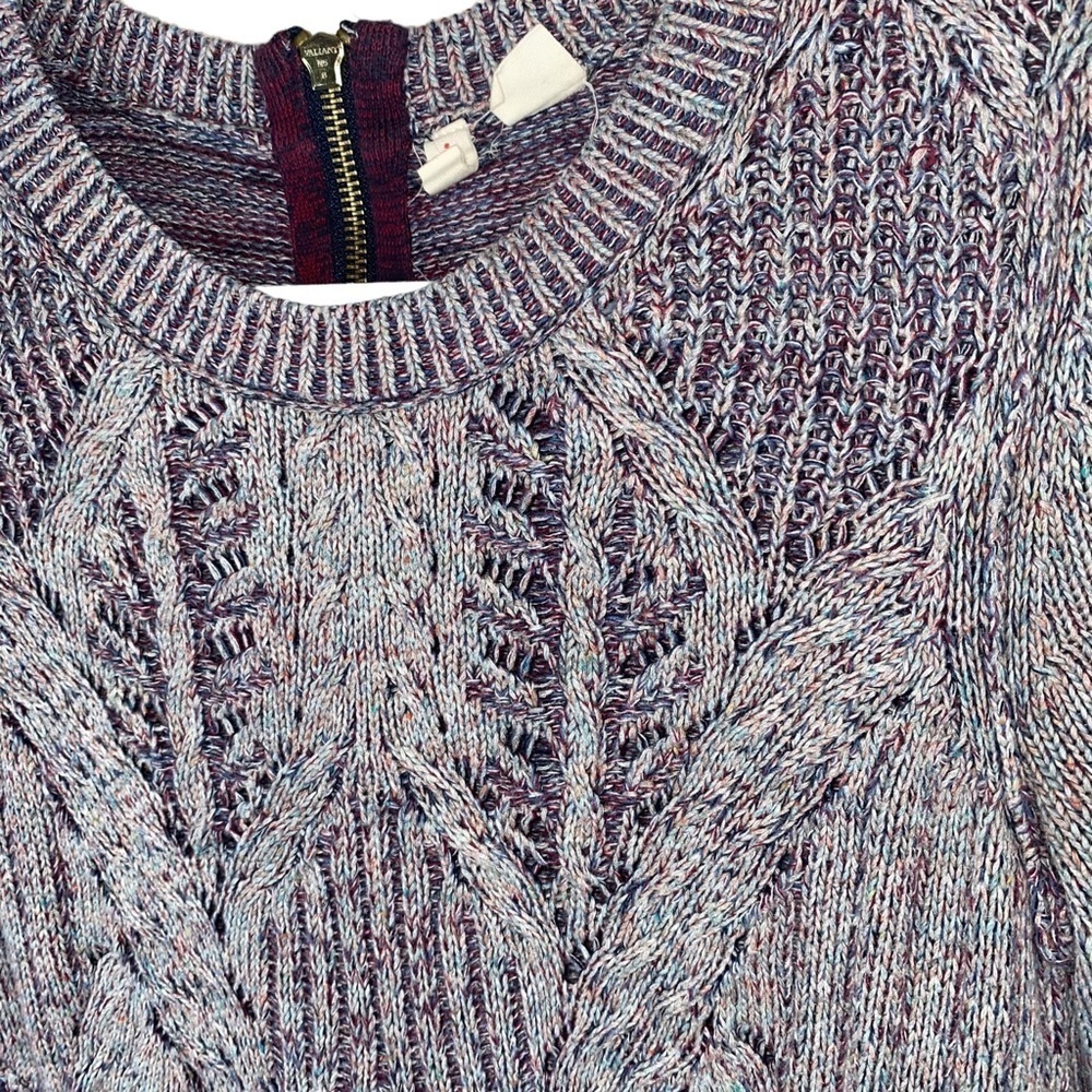 Moth Anthropologie Purple Knit Sweater XS Excellent Pre-owned Condition - Picture 5 of 8